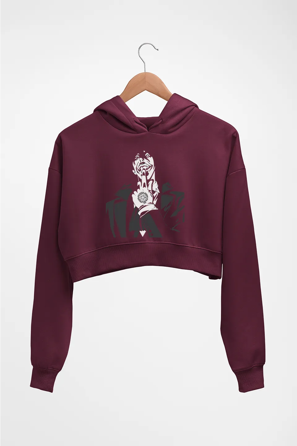 Alucard Crop HOODIE FOR WOMEN