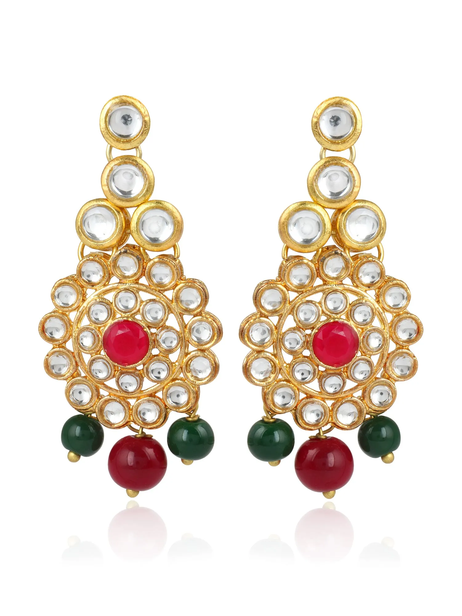 Antique Rani Haar Kundan Necklace Set for Women