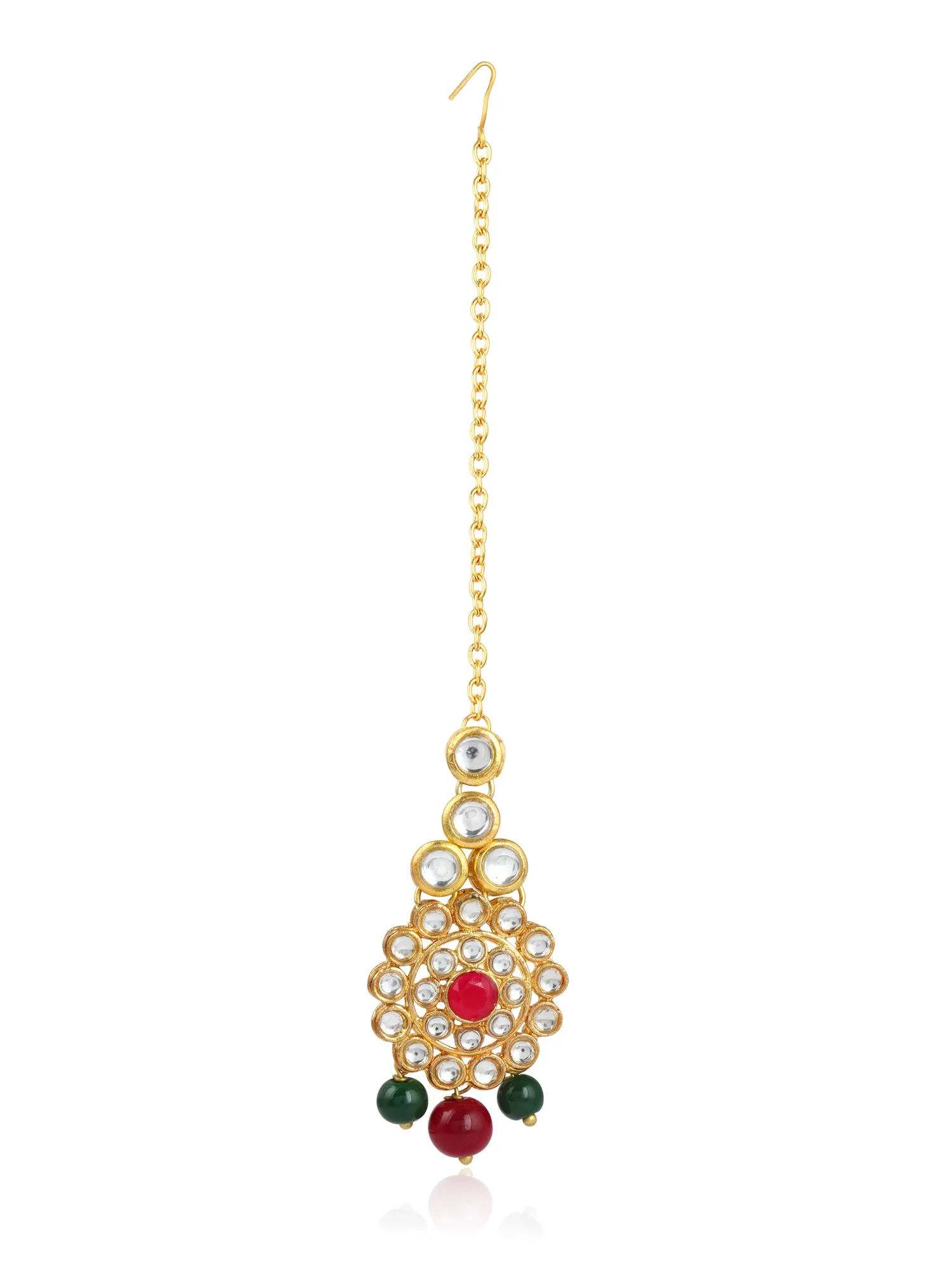 Antique Rani Haar Kundan Necklace Set for Women