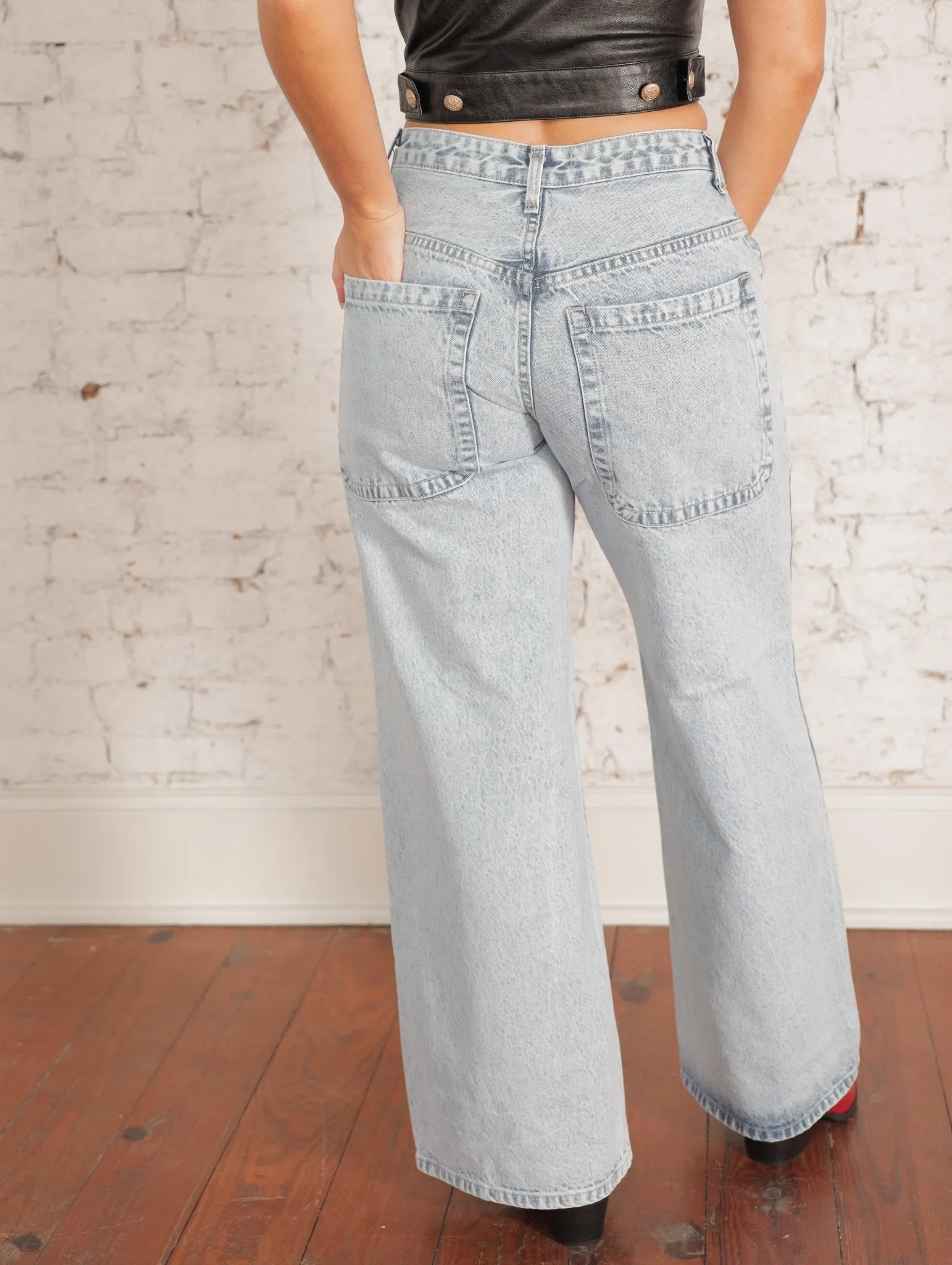 Big Bloom Wide Leg Jeans
