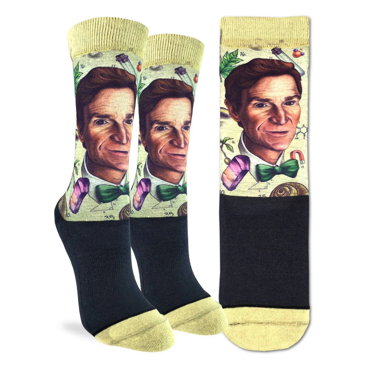 Bill Nye Active Fit Socks Women's Crew Sock
