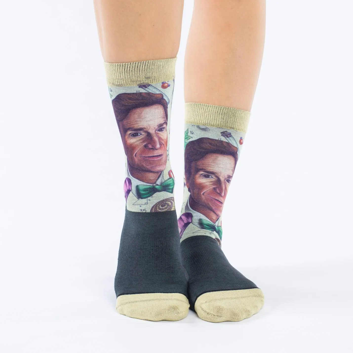 Bill Nye Active Fit Socks Women's Crew Sock