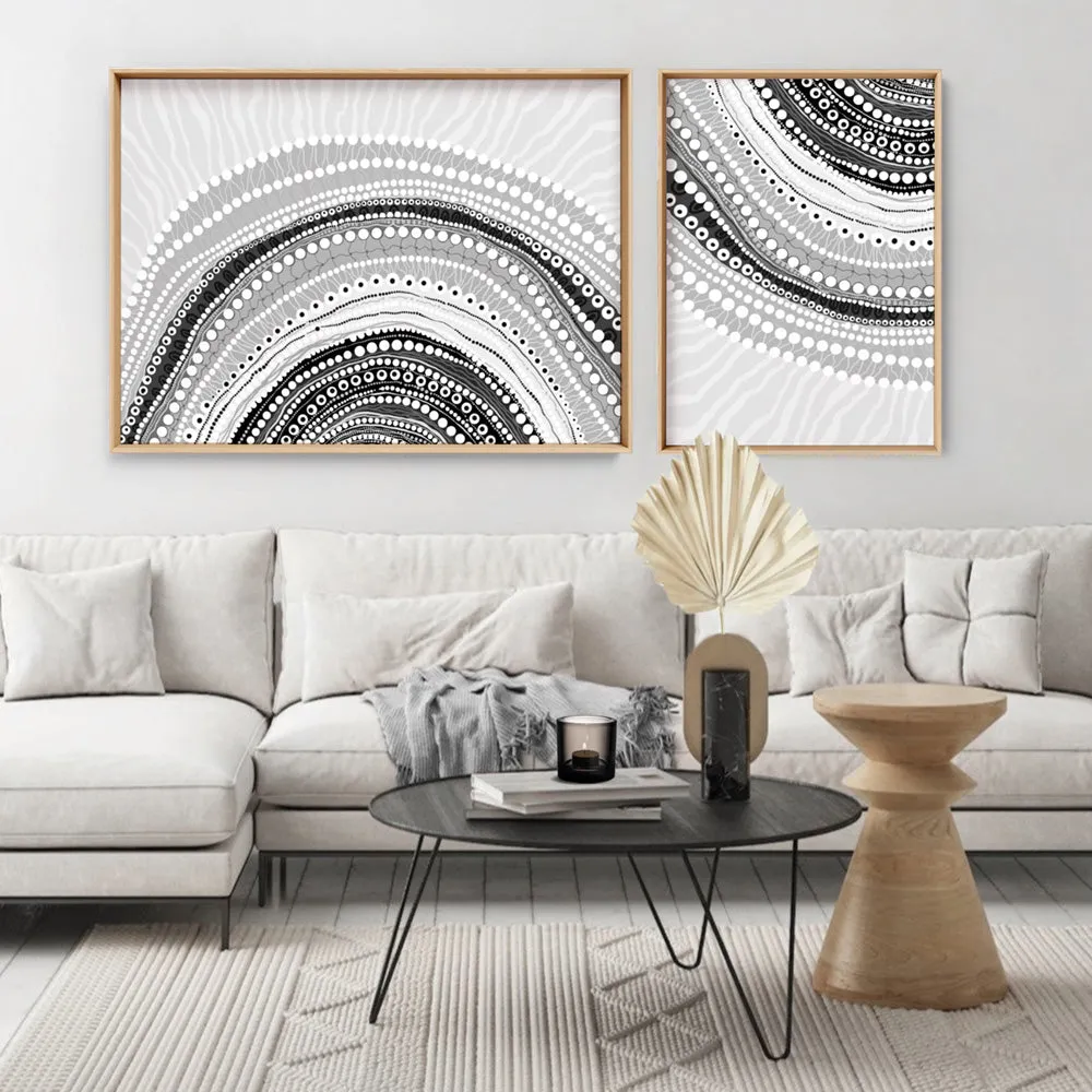 Blooming Female in Landscape B&W - Art Print by Leah Cummins