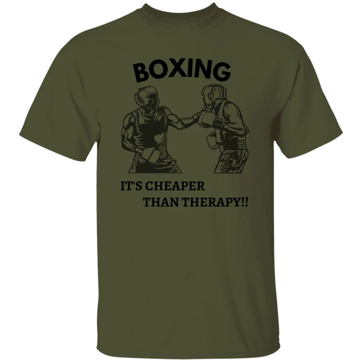 Boxer Cheaper Than Therapy T-Shirt