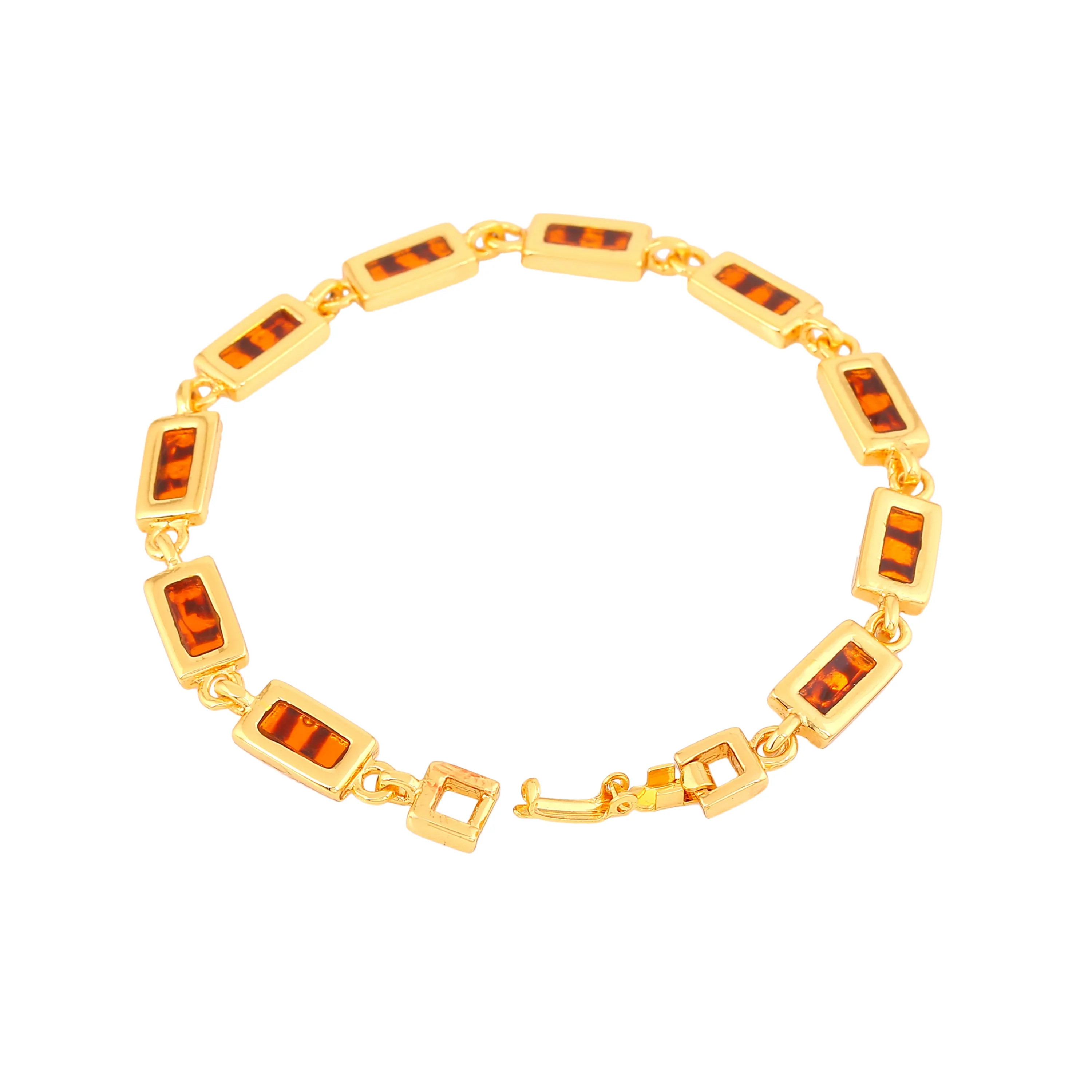 Elegant Brown Stone Bracelet for Women