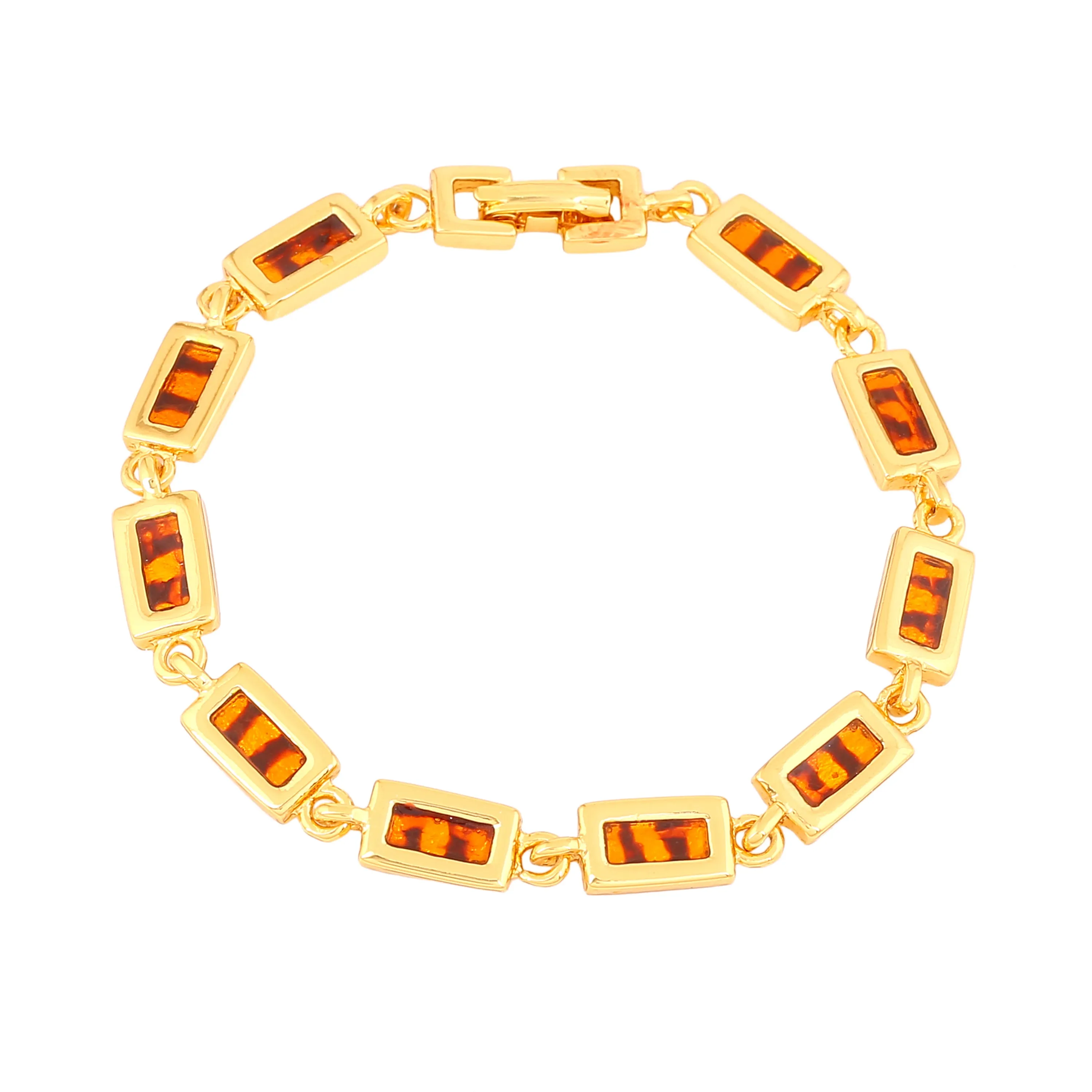 Elegant Brown Stone Bracelet for Women