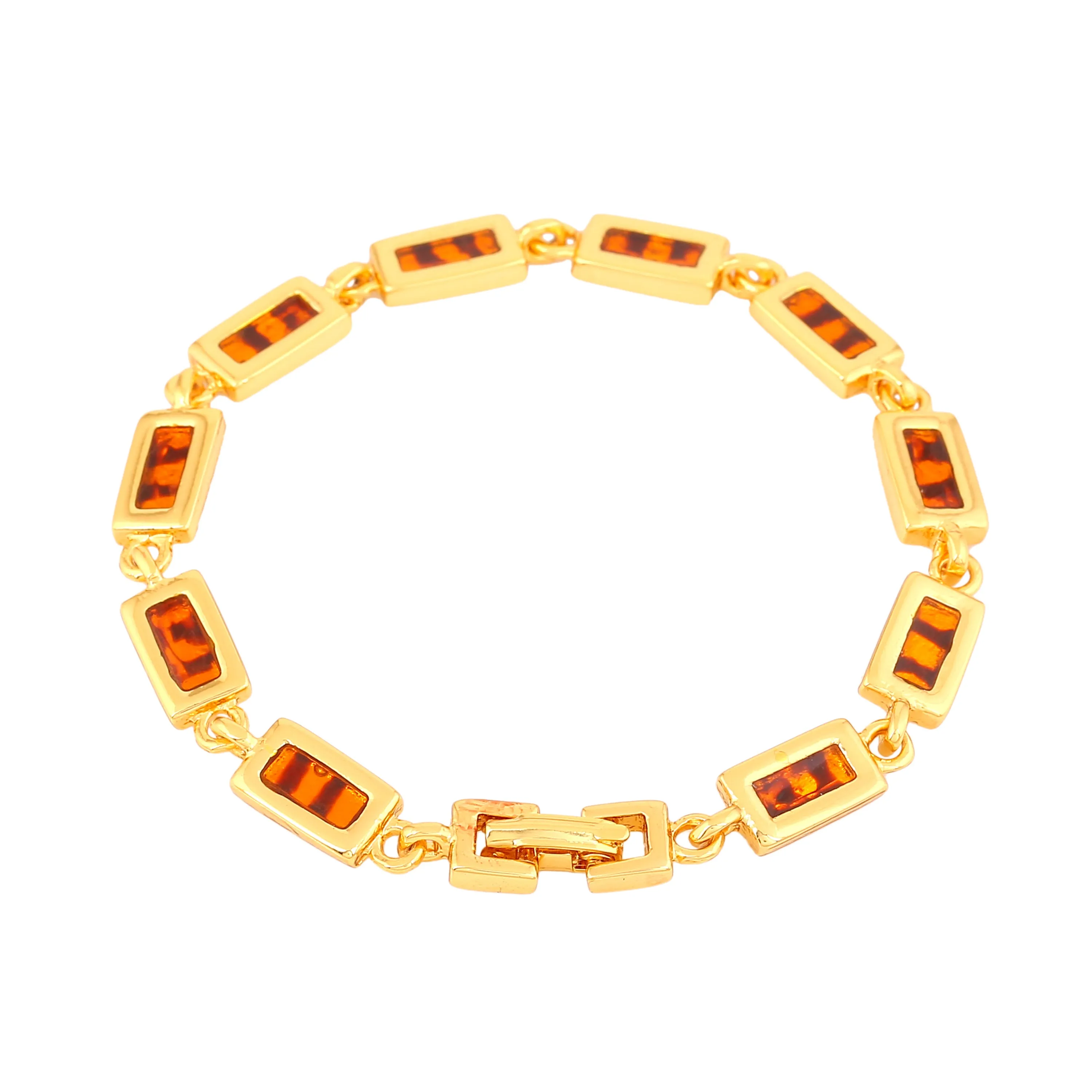 Elegant Brown Stone Bracelet for Women
