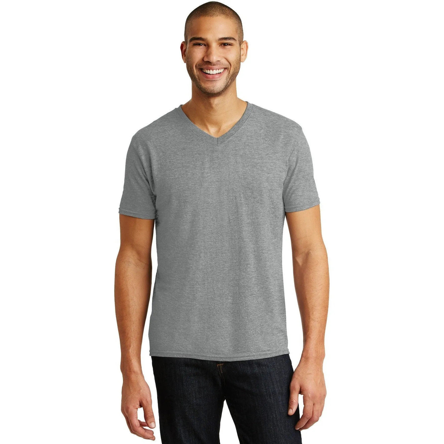 CLOSEOUT - Anvil Tri-Blend V-Neck Tee