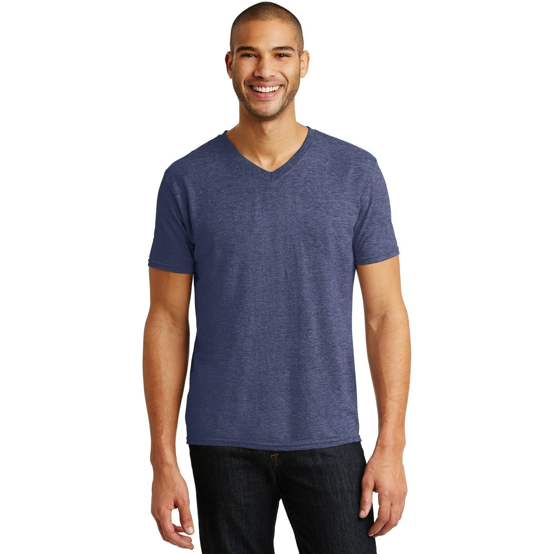 CLOSEOUT - Anvil Tri-Blend V-Neck Tee