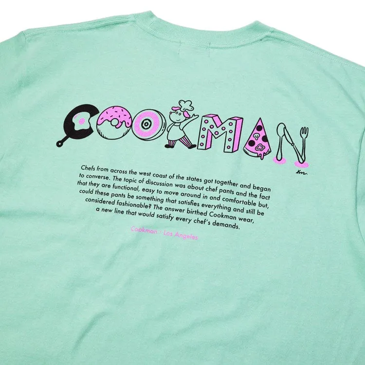 Cookman T-shirts -Kate Tasty Logo : Light Green