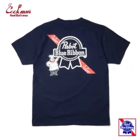 Cookman T-shirts - Pabst Ribbon Chef : Navy