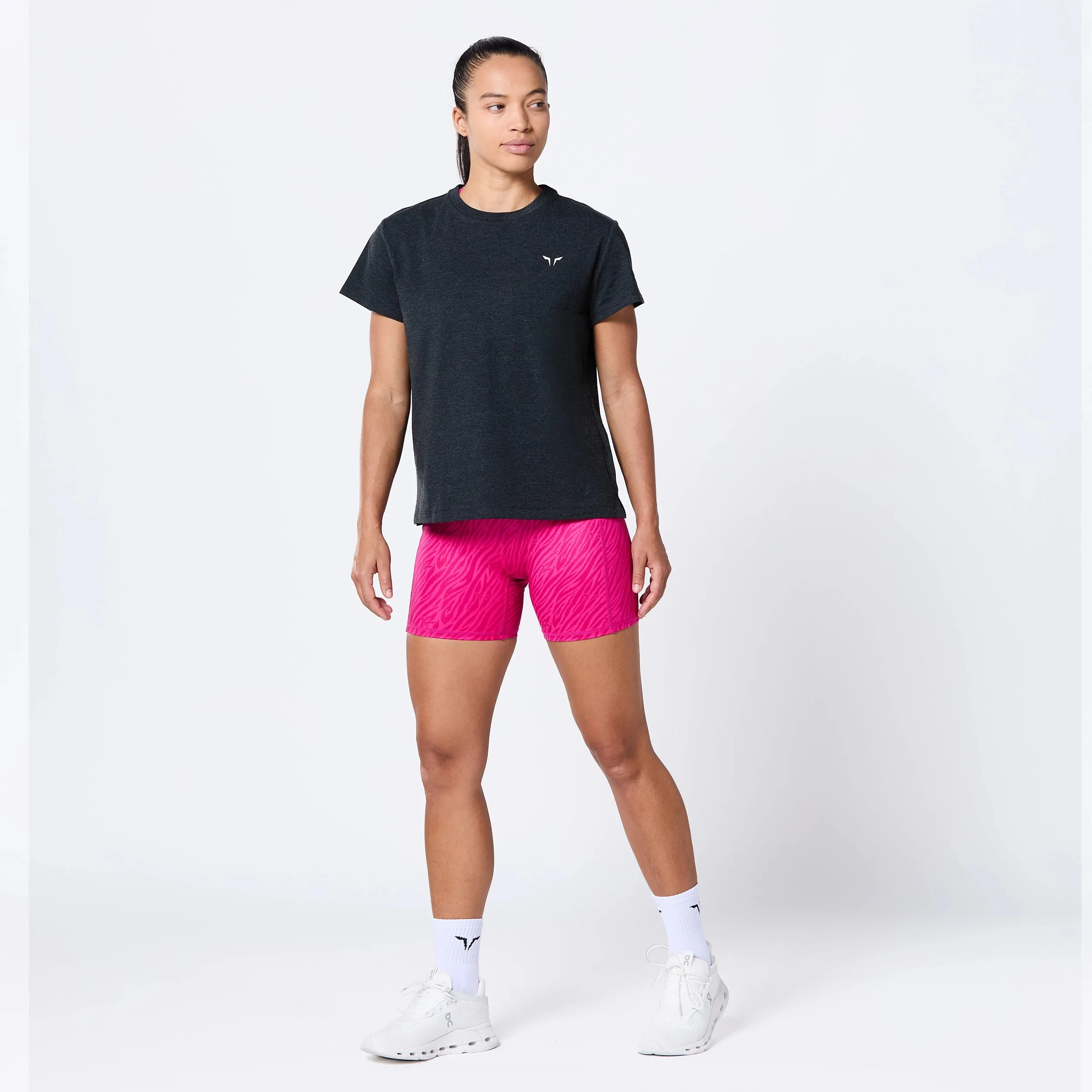 Core Crew Tee - Black Marl