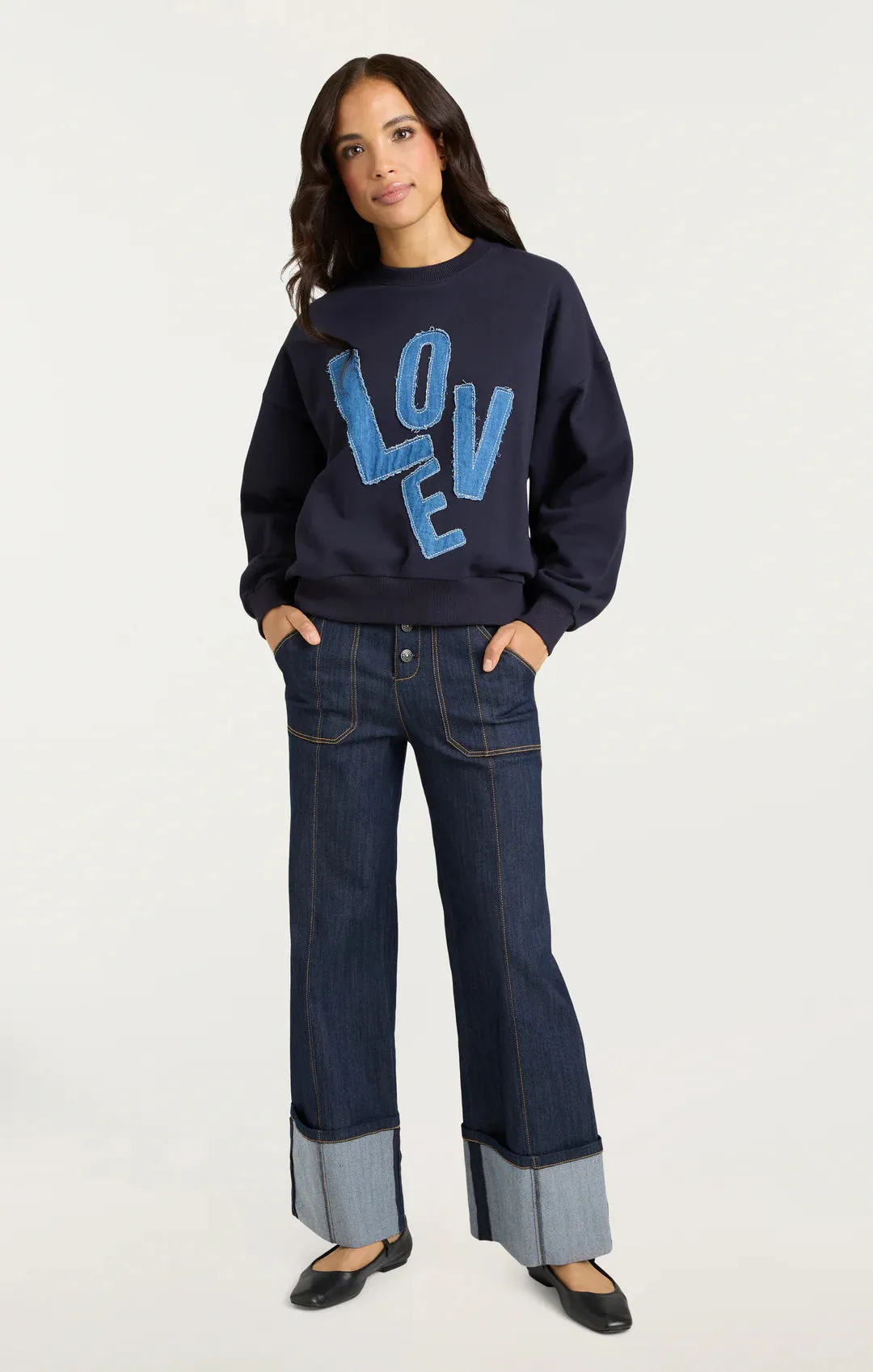 Denim Love Brandy Pullover