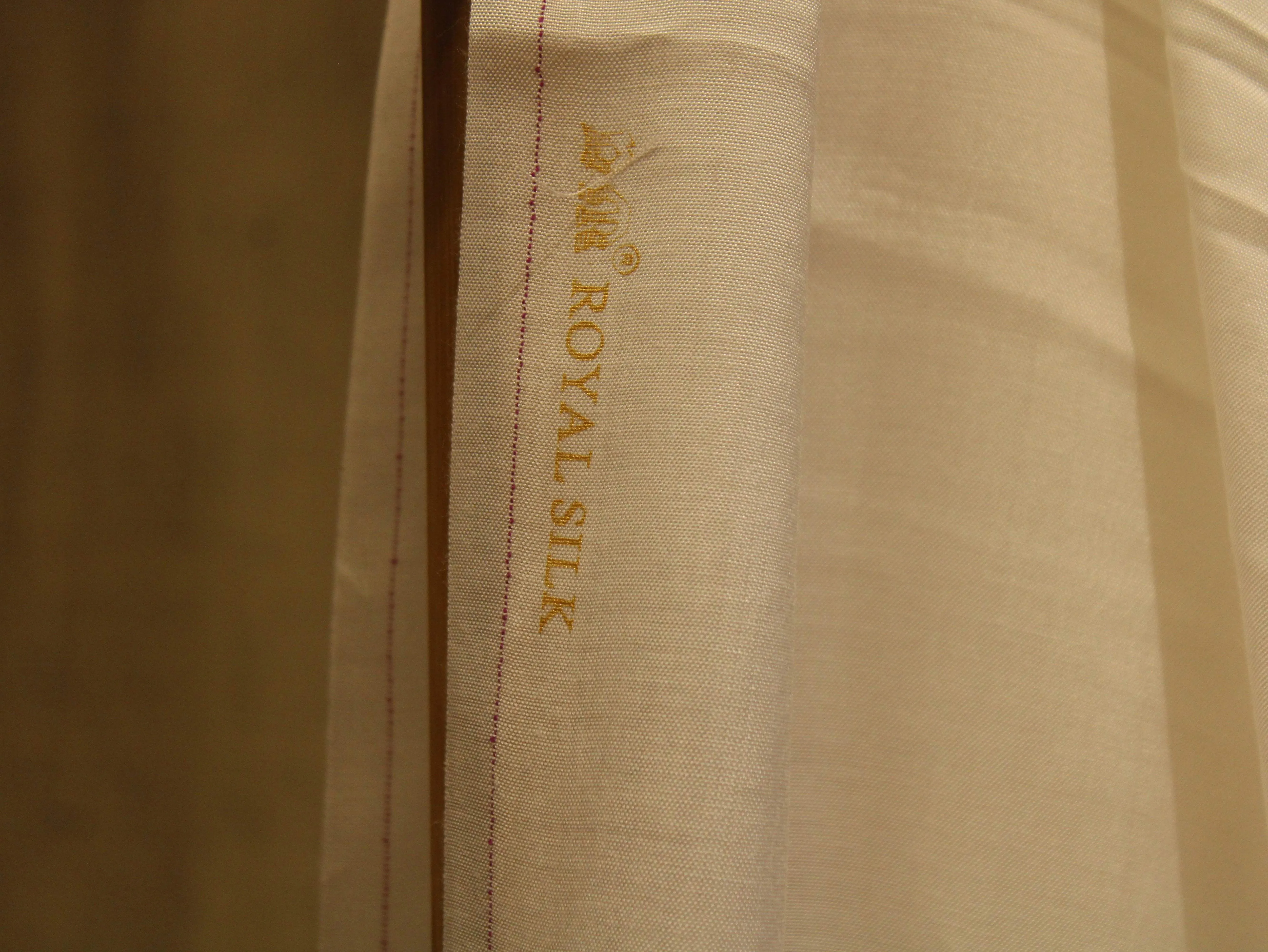 Dyeable Pure Royal Silk Santoon Fabric