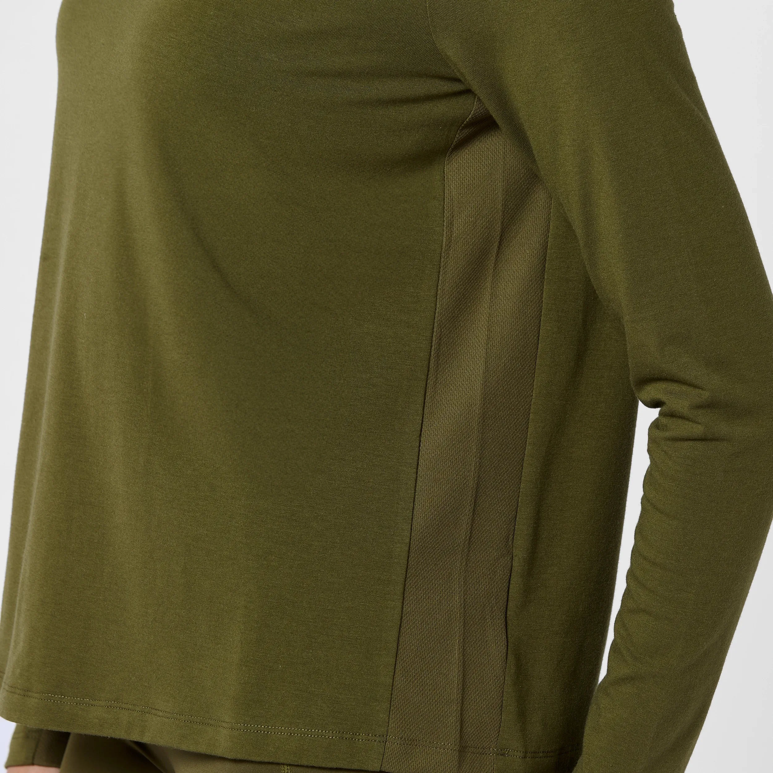 Essential Full Sleeves Tee - Dark Olive