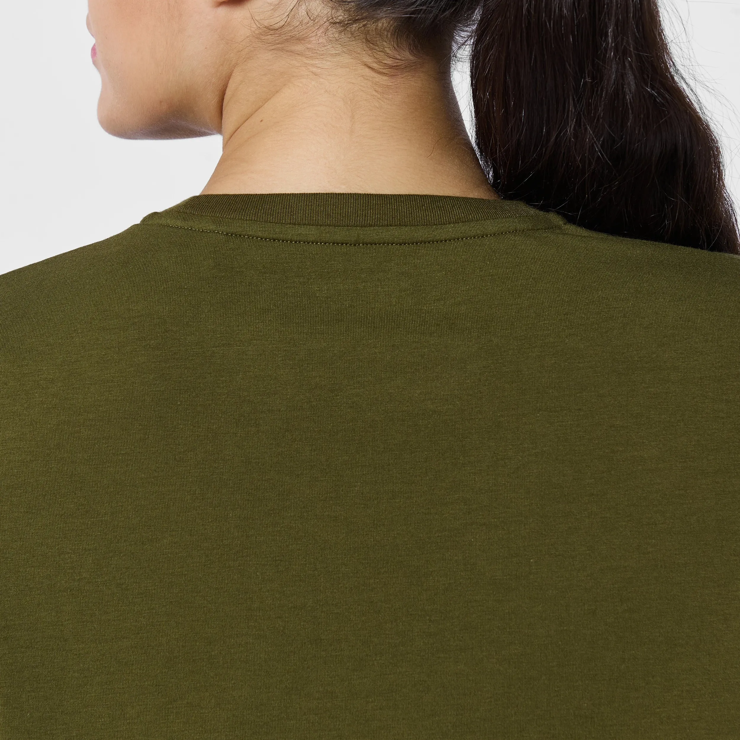 Essential Full Sleeves Tee - Dark Olive
