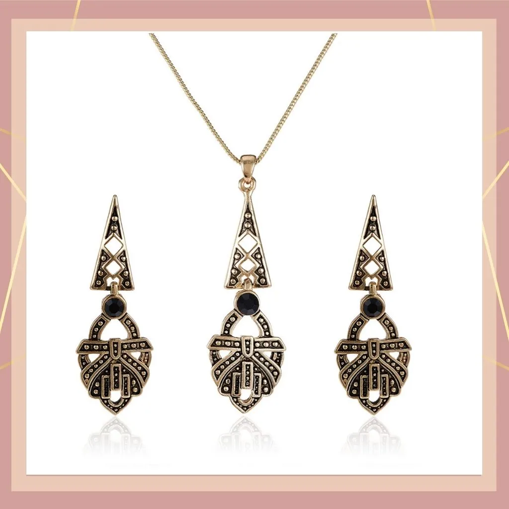 Estele 24 Kt Gold Plated Eiffel Chain Necklaces for women