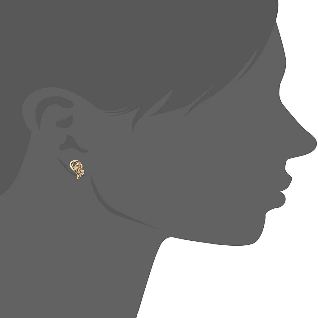 Estele 24 Kt Gold Plated Floral Mangalsutra Necklace Set
