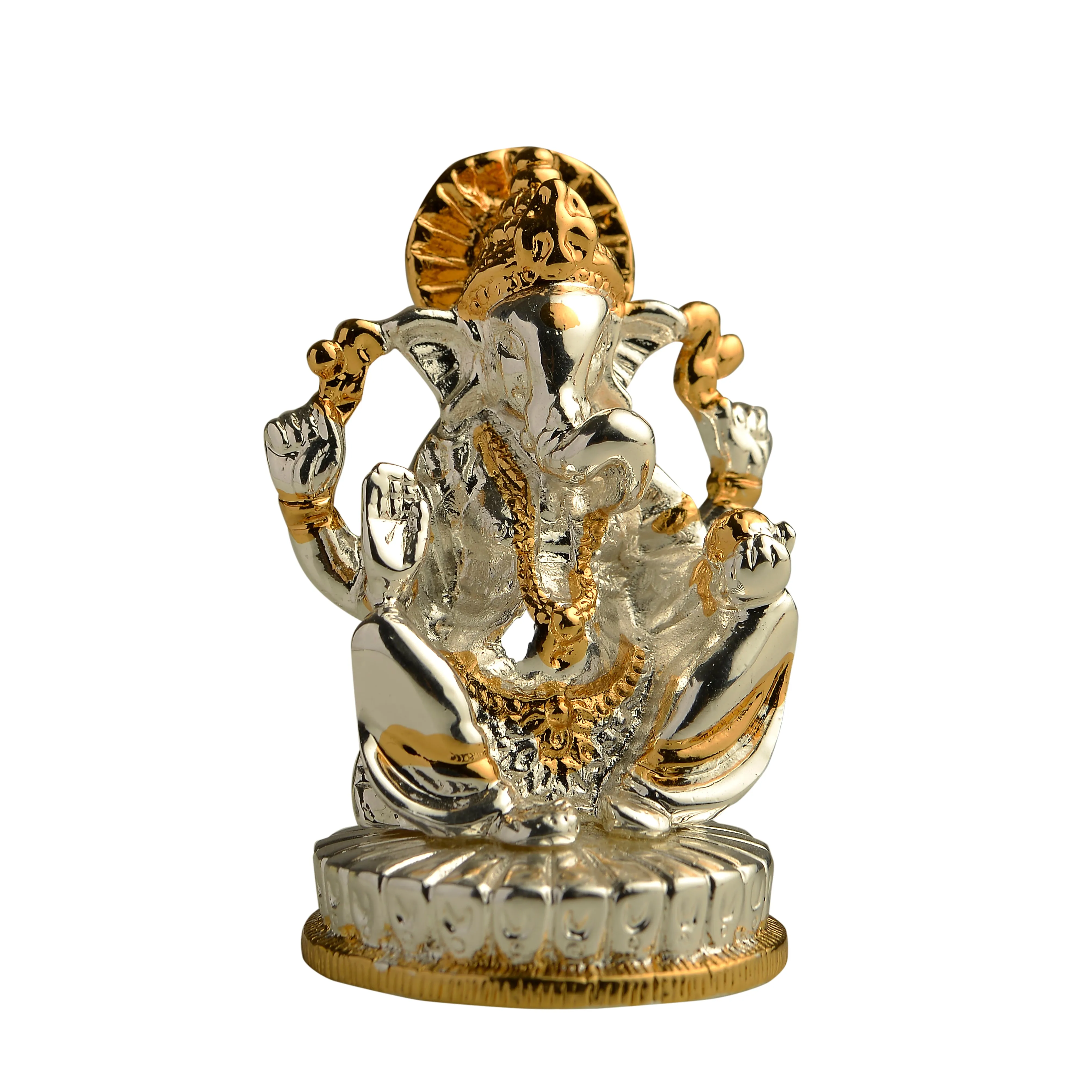 Estele Gold & Rhodium Plated Lord Ganesh Idol (2TN) 30T