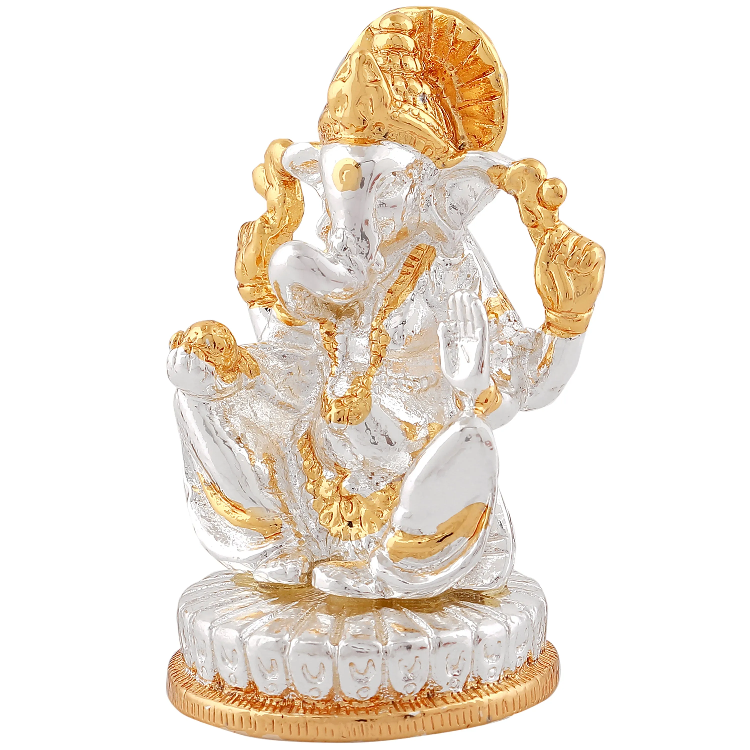 Estele Gold & Rhodium Plated Lord Ganesh Idol (2TN) 30T