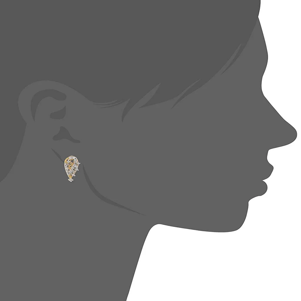 Estele Gold Plated CZ Trendy and Fashion Pendant Set for Women / Girls