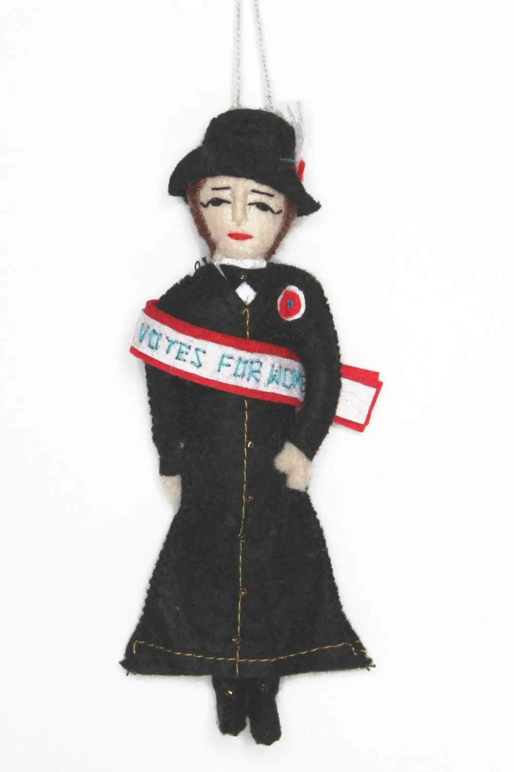 Felt Historical Doll Ornament
