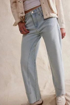 Free People - Risk Taker Mid-rise Straight