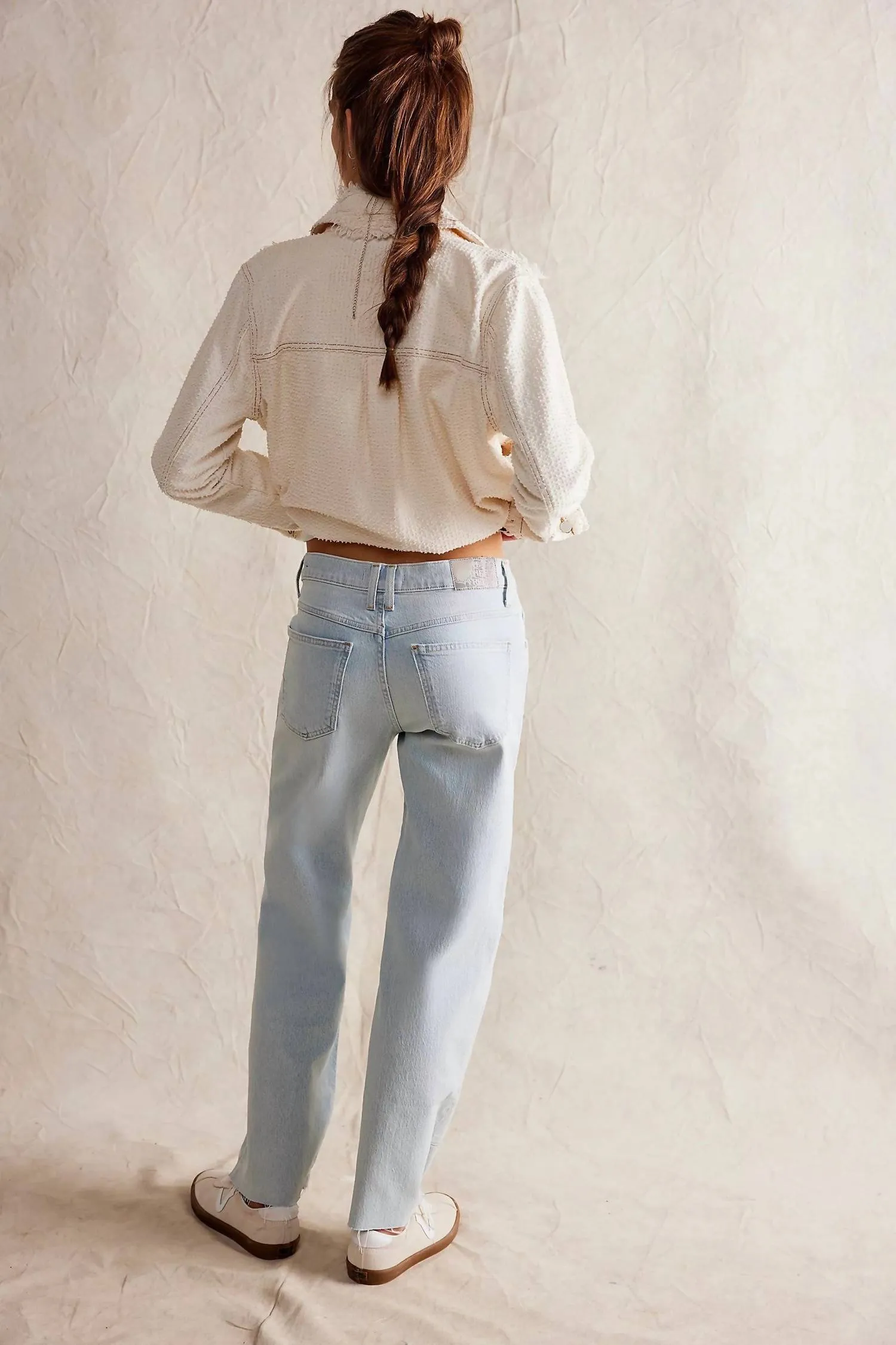Free People - Risk Taker Mid-rise Straight