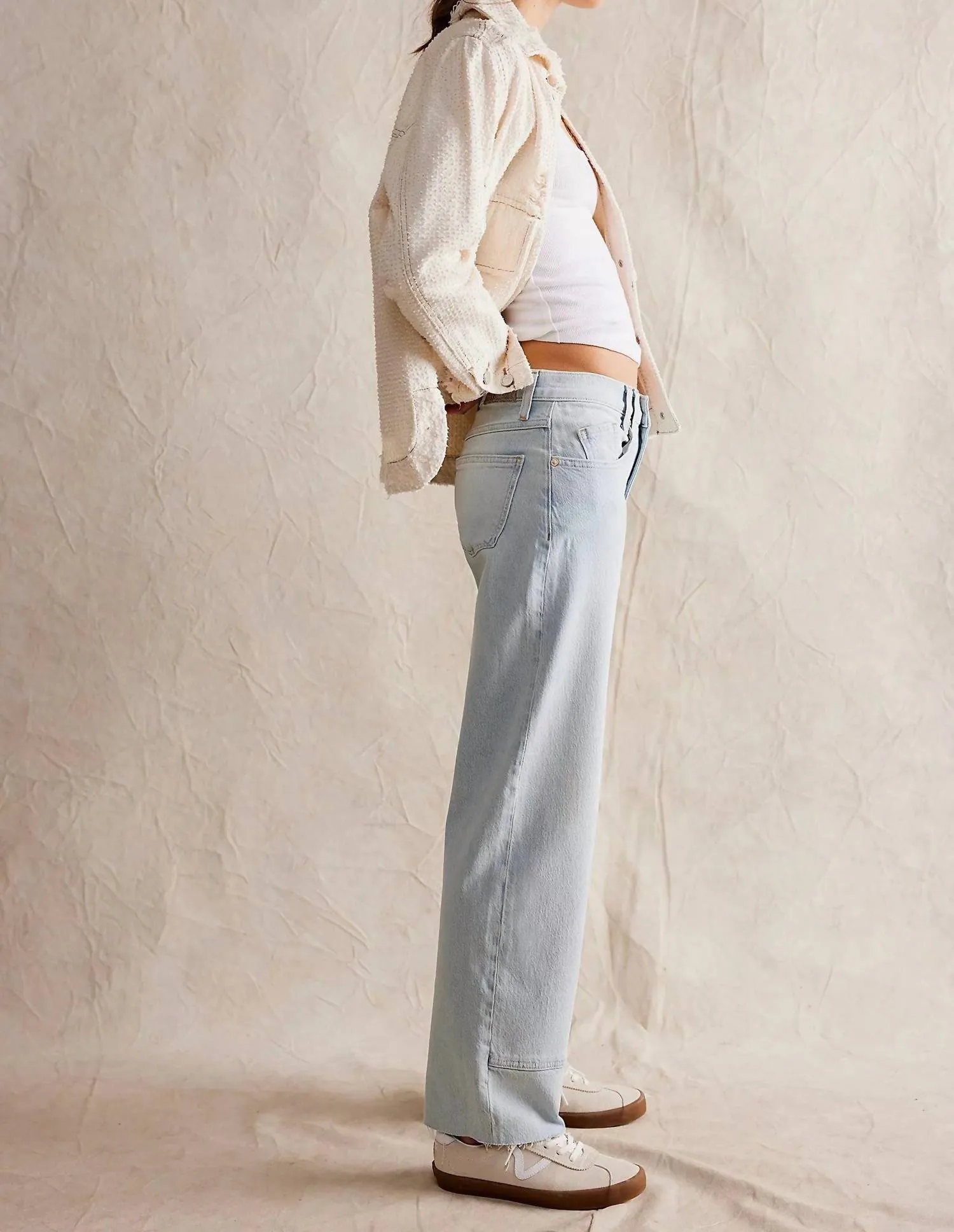 Free People - Risk Taker Mid-rise Straight
