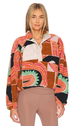 Free People X FP Movement Rocky Ridge Pullover in Orange