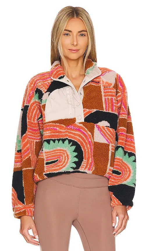 Free People X FP Movement Rocky Ridge Pullover in Orange
