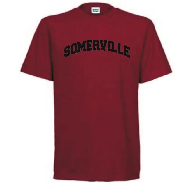 Gildan Short Sleeve T-Shirt <br>CARDINAL RED with BLACK INK