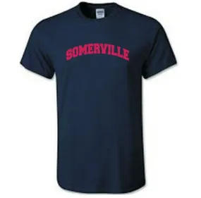 Gildan Short Sleeve T-Shirt <br>NAVY with PINK INK