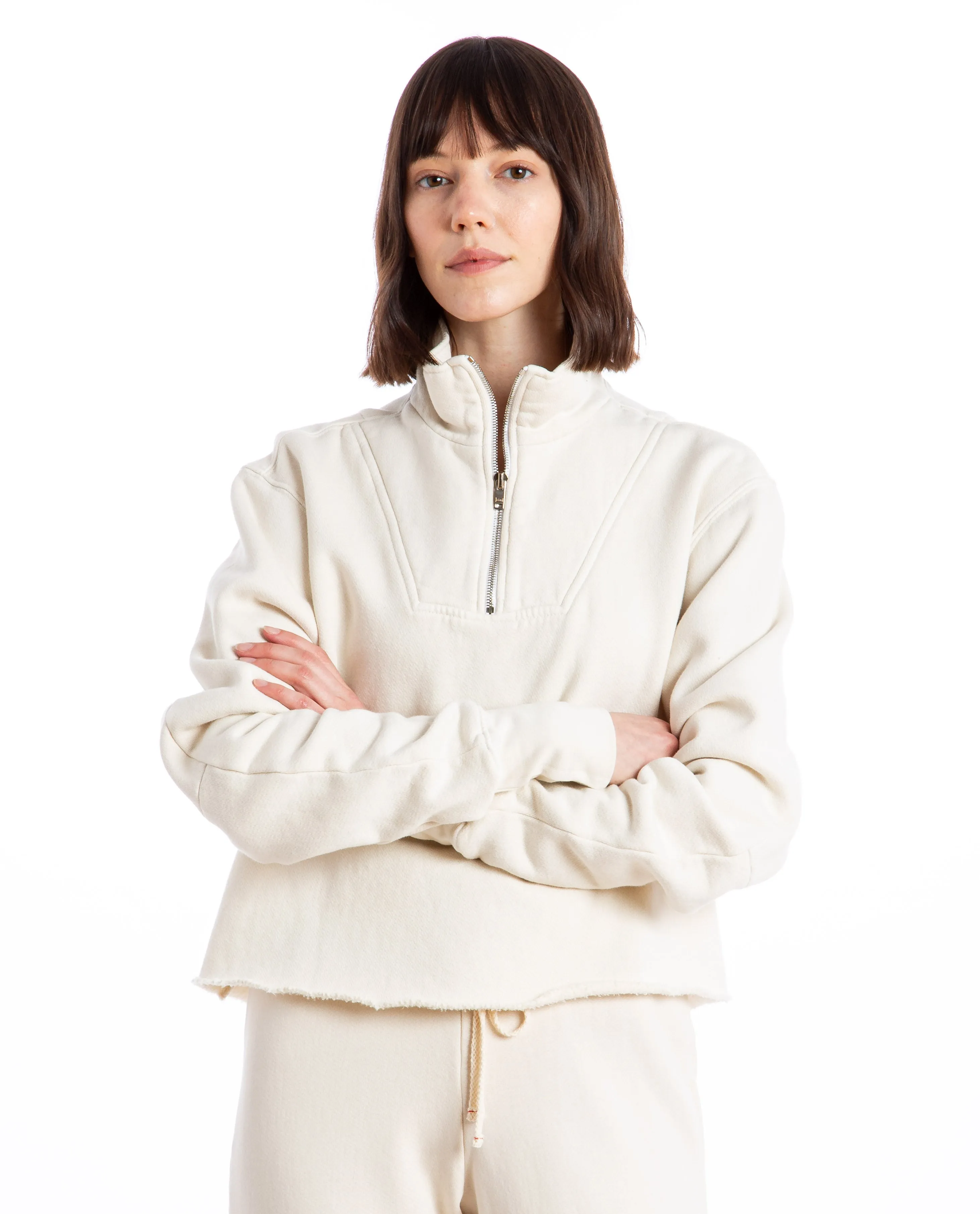 Haley Crop Half-Zip Pullover