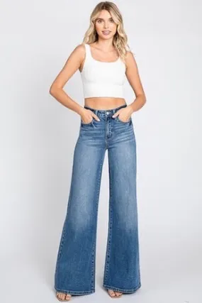 High Rise Wide Leg Jean
