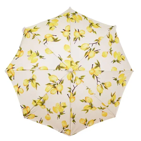 Holiday Beach Umbrella - VINTAGE LEMONS