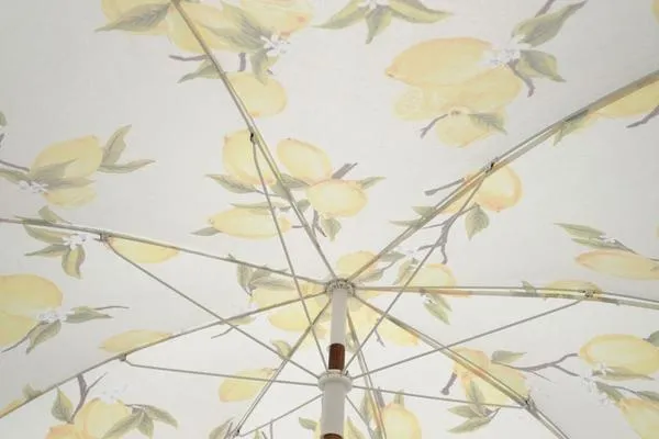 Holiday Beach Umbrella - VINTAGE LEMONS