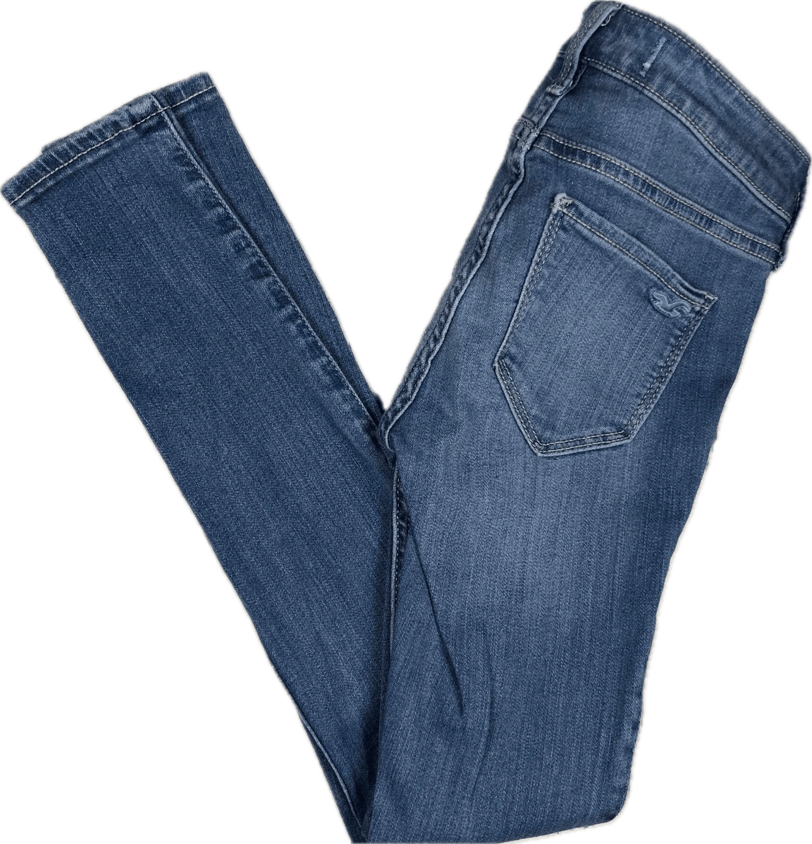 Hollister 'Low Rise Jean Jegging' Vintage Wash Jeans  - Size 23/26