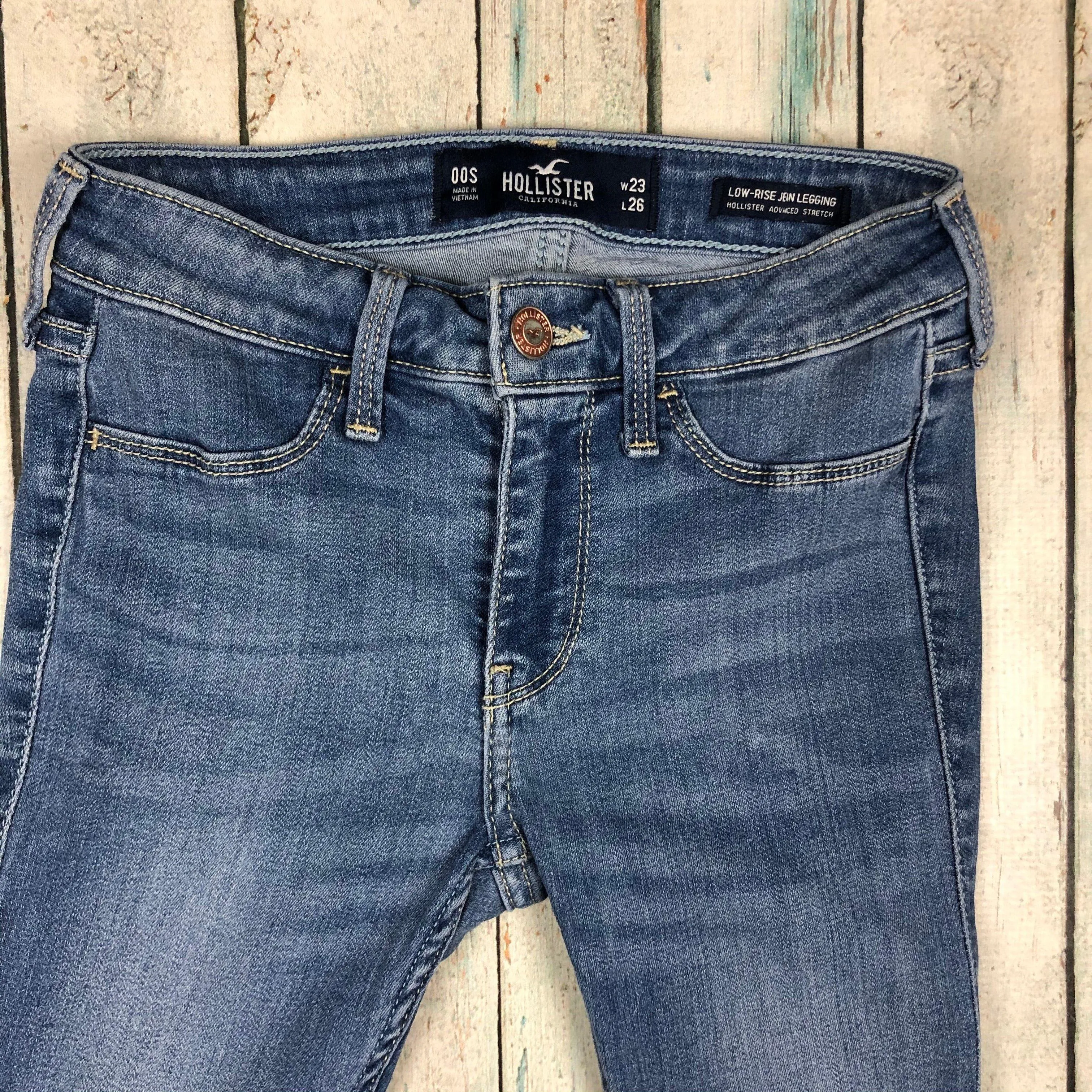 Hollister 'Low Rise Jean Jegging' Vintage Wash Jeans  - Size 23/26