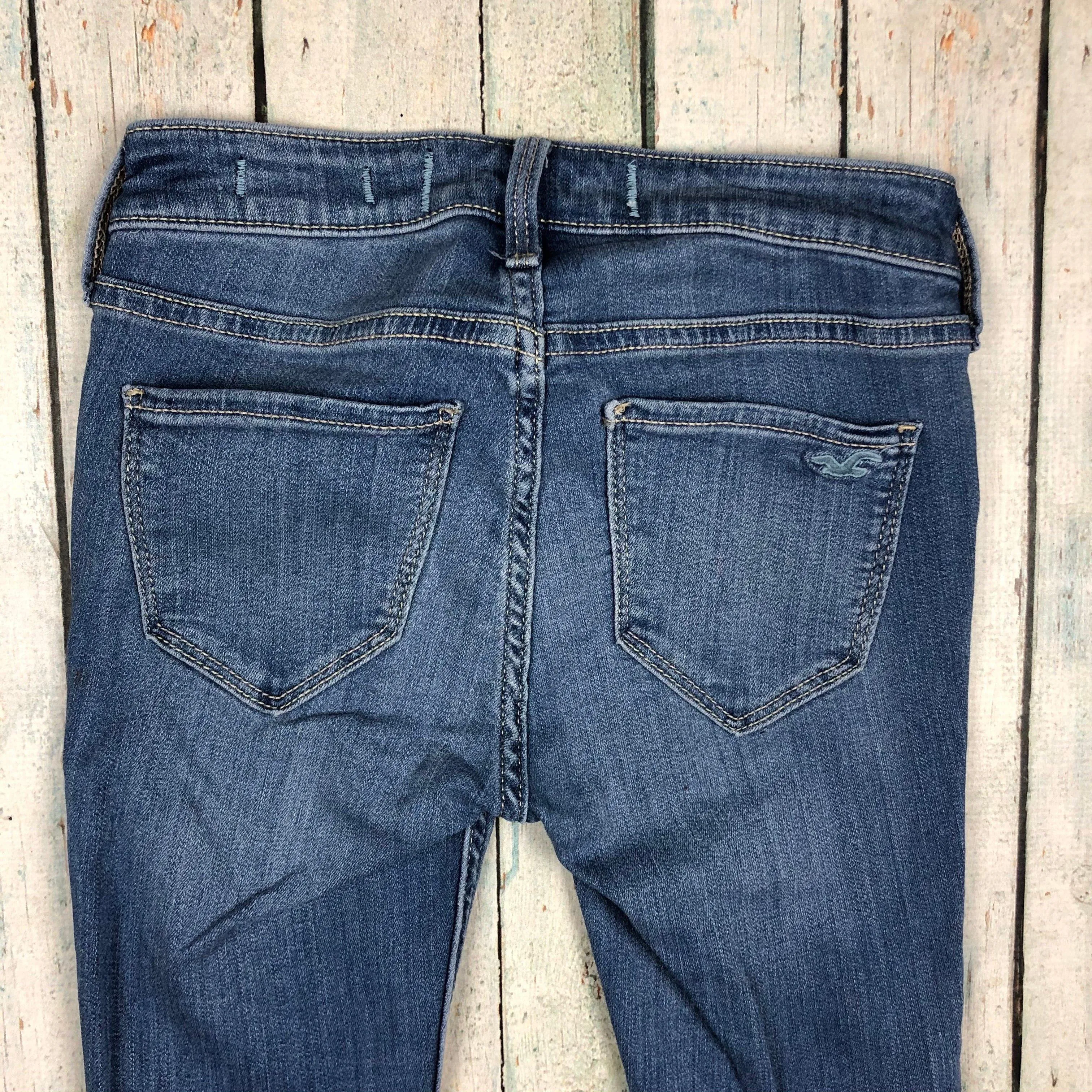 Hollister 'Low Rise Jean Jegging' Vintage Wash Jeans  - Size 23/26
