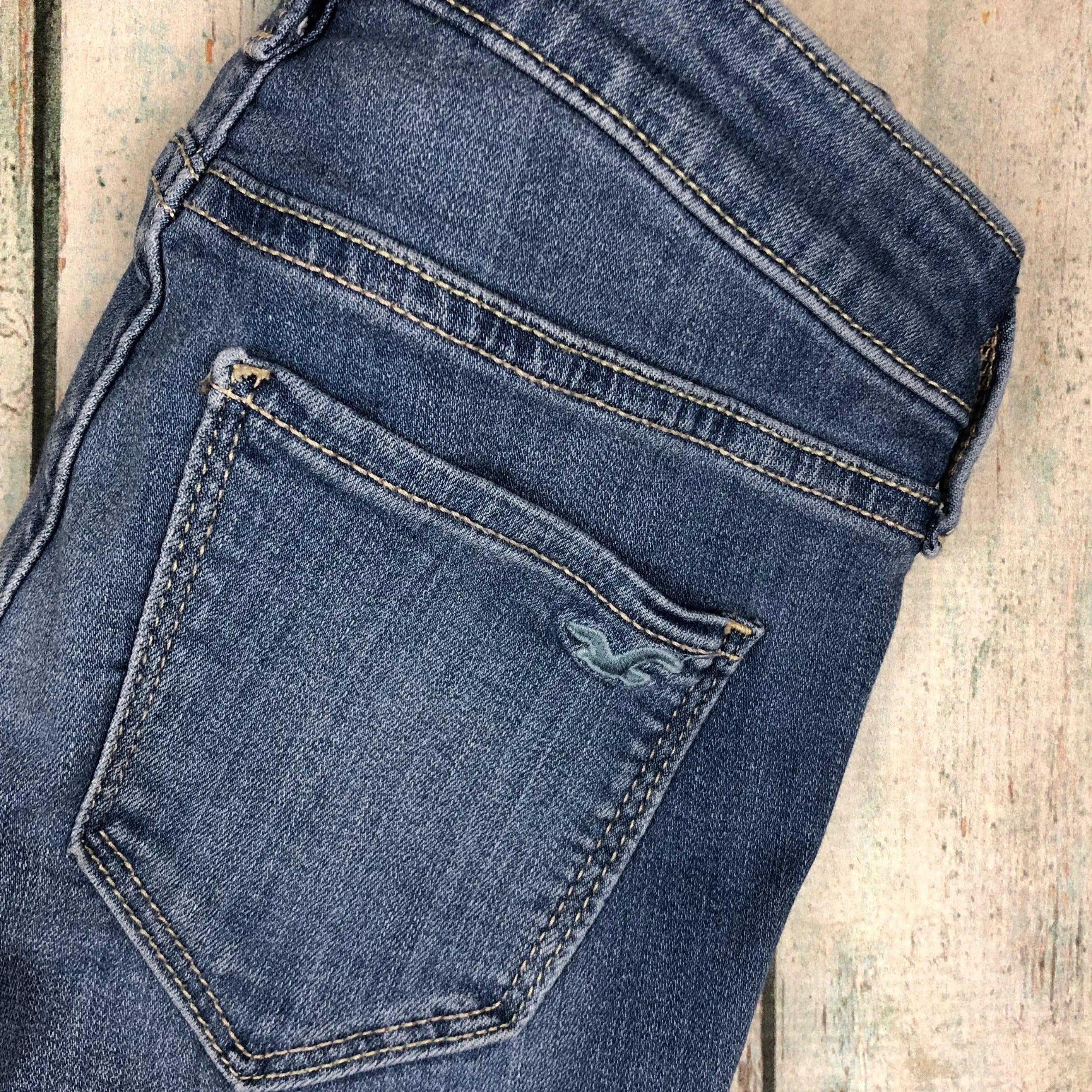 Hollister 'Low Rise Jean Jegging' Vintage Wash Jeans  - Size 23/26