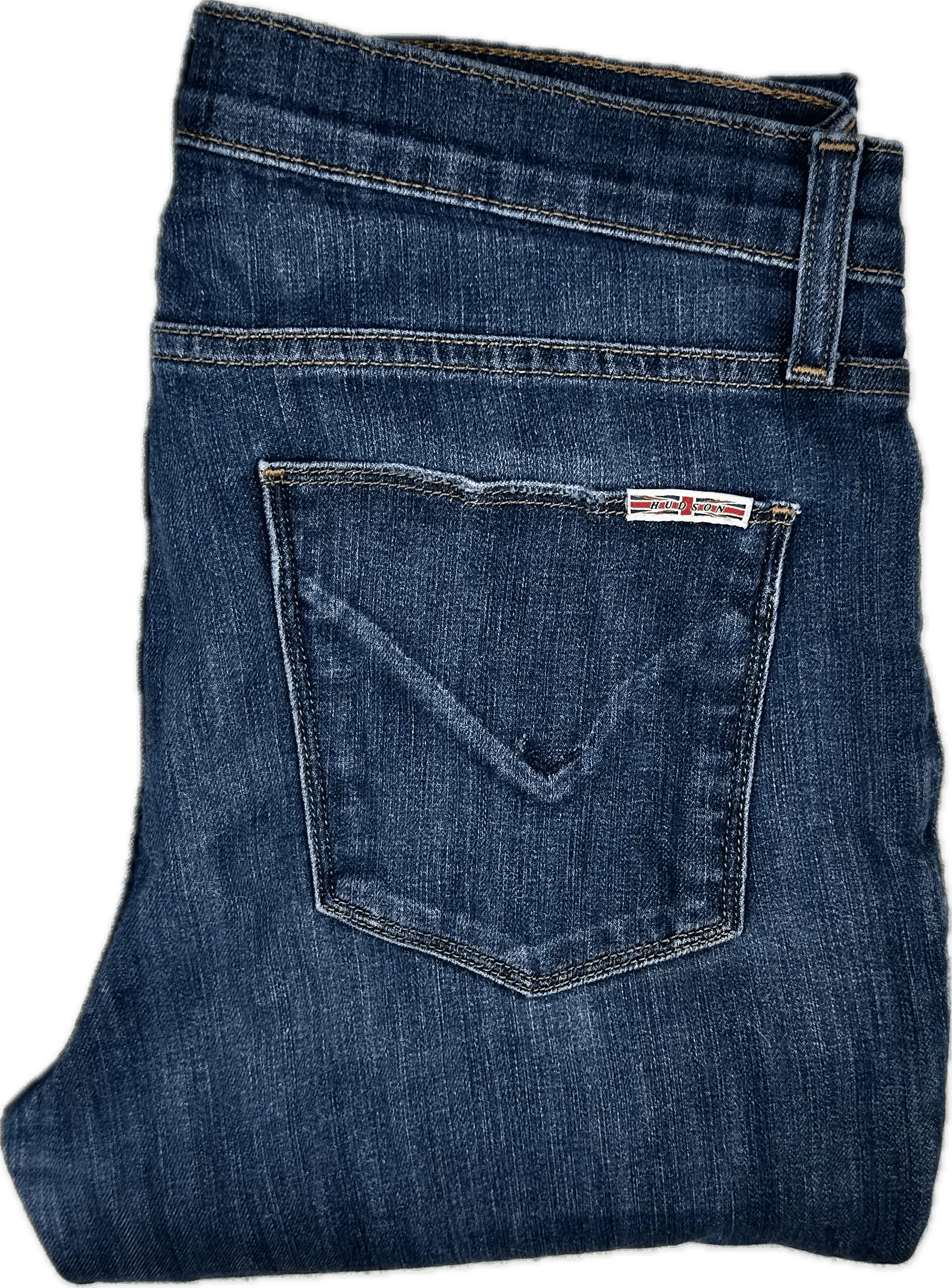 Hudson USA 'Natalie' Mid Rise Skinny Jeans - Size 29