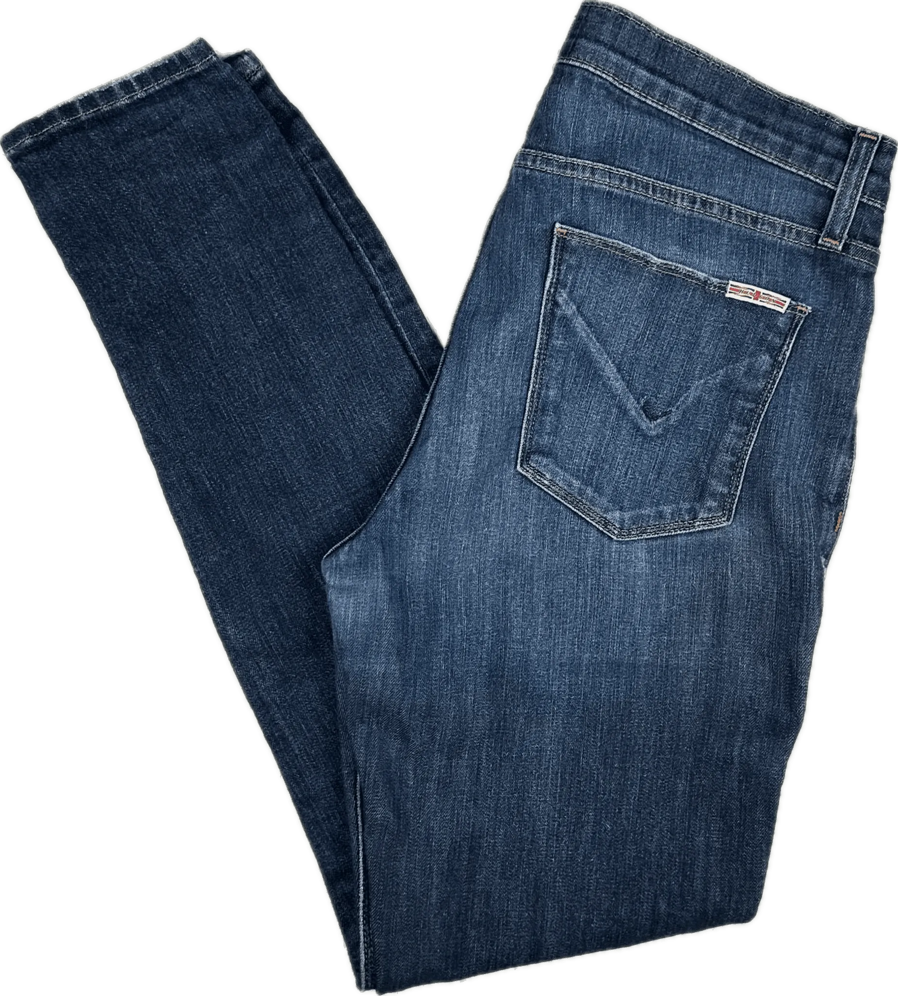 Hudson USA 'Natalie' Mid Rise Skinny Jeans - Size 29