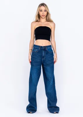 Indigo Wide Leg Jeans