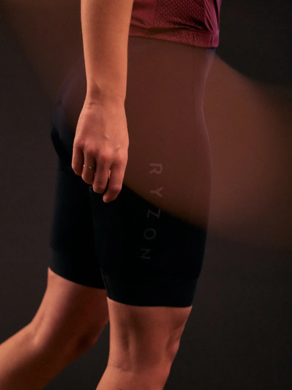 Iridescent Cycling Bib Shorts Women