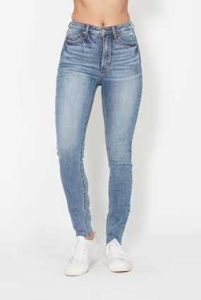 Judy Blue High Waist Tummy Control Vintage Shield Pockets Skinny Jeans