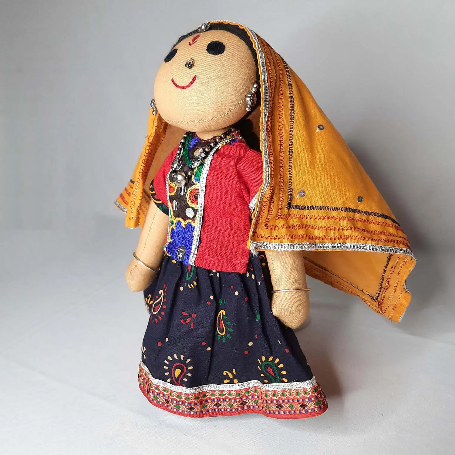 Kanmani Gujarati Doll 10 in (Assorted Colours)