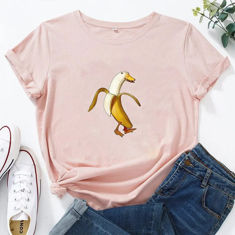 Kawaii Banana Duck T-shirt