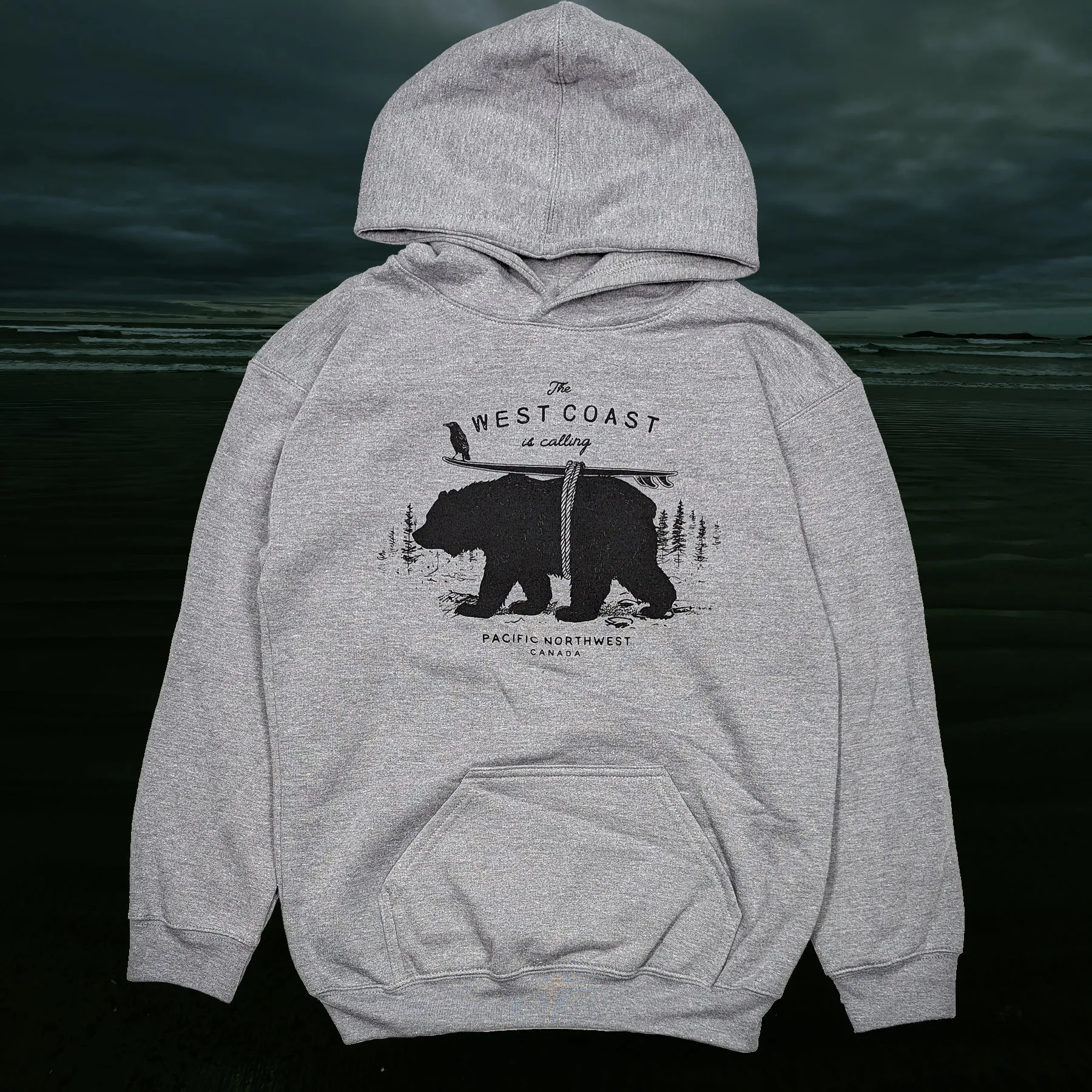 Kids West Coast Calling pullover hoodie