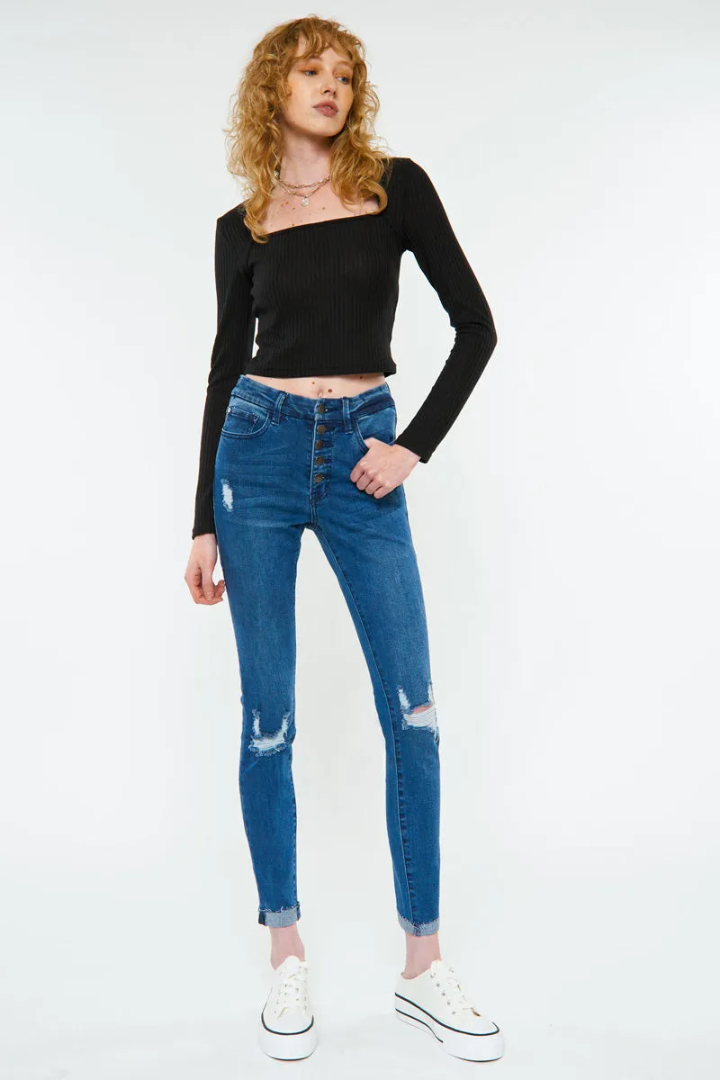 Lacey High Rise Skinny Jeans